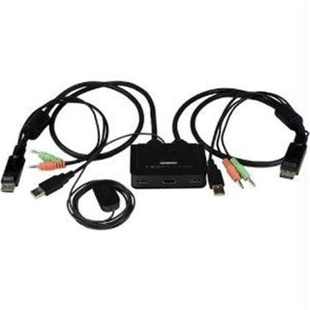 Ezgeneration 2 Port Usb Hdmi Cable Kvm Switch With Audio And Remote Switch - Usb Powered EZ131857